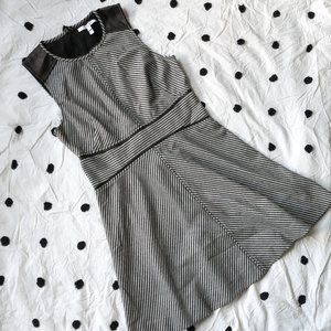 10 Crosby Derek Lam Black and White Mini Dress